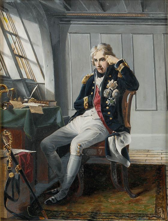 George Lucy Good - Lord Nelson before Trafalgar, ca 1854