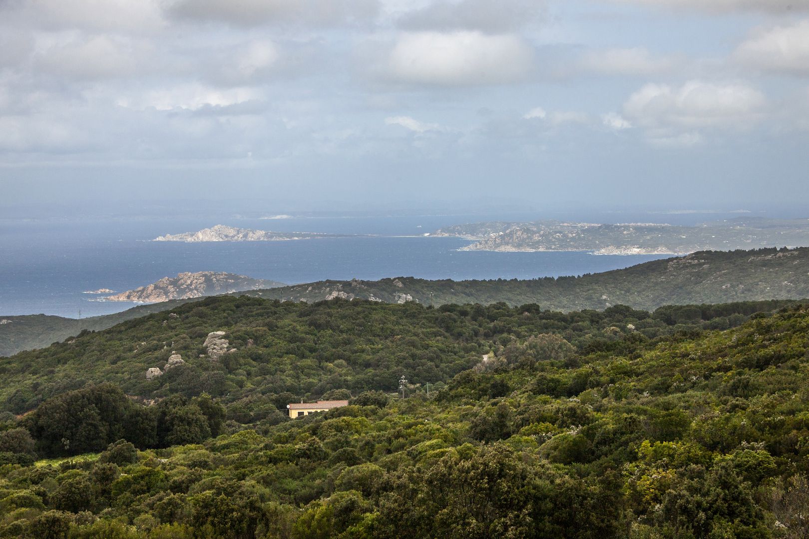 Aurelio Candido - La costa vista da San Trano
