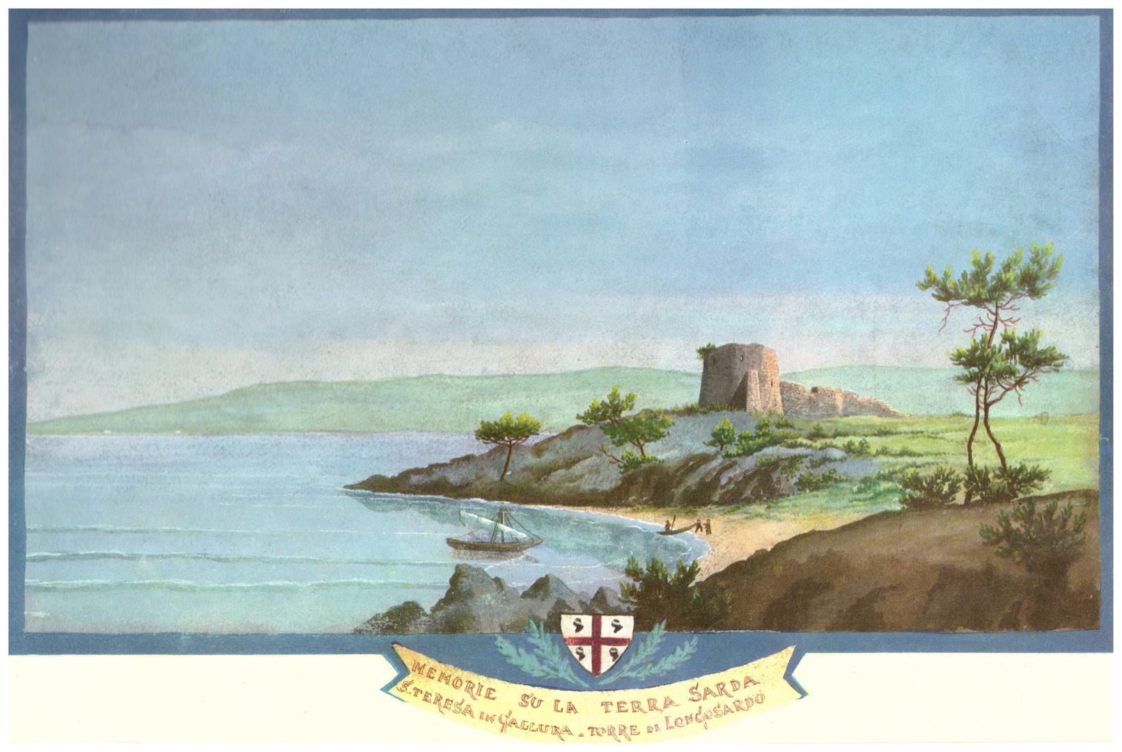 Philippine de La Marmora - Santa Teresa di Gallura-Torre di Longosardo, 1854-1856