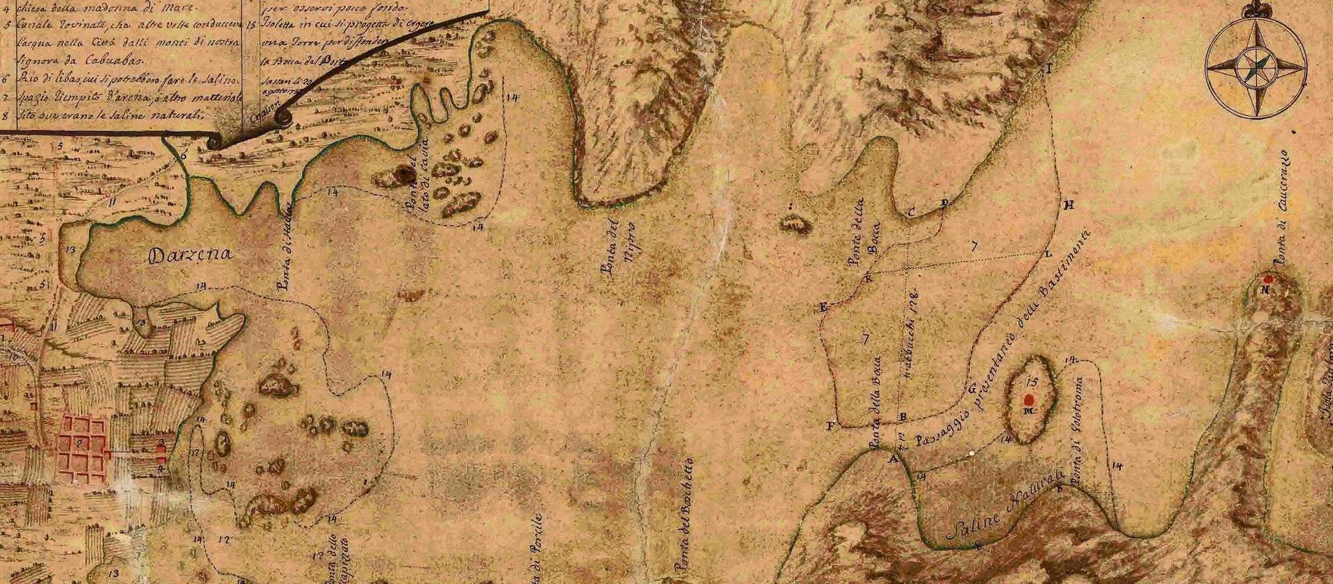 Craveri, golfo di Terranova, 1739