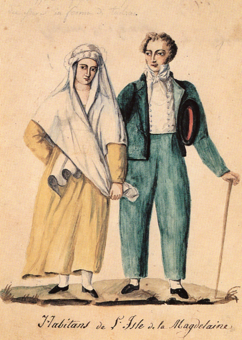 Nicola Tiole - abitanti dell'isola de La Maddalena, 1819-1826