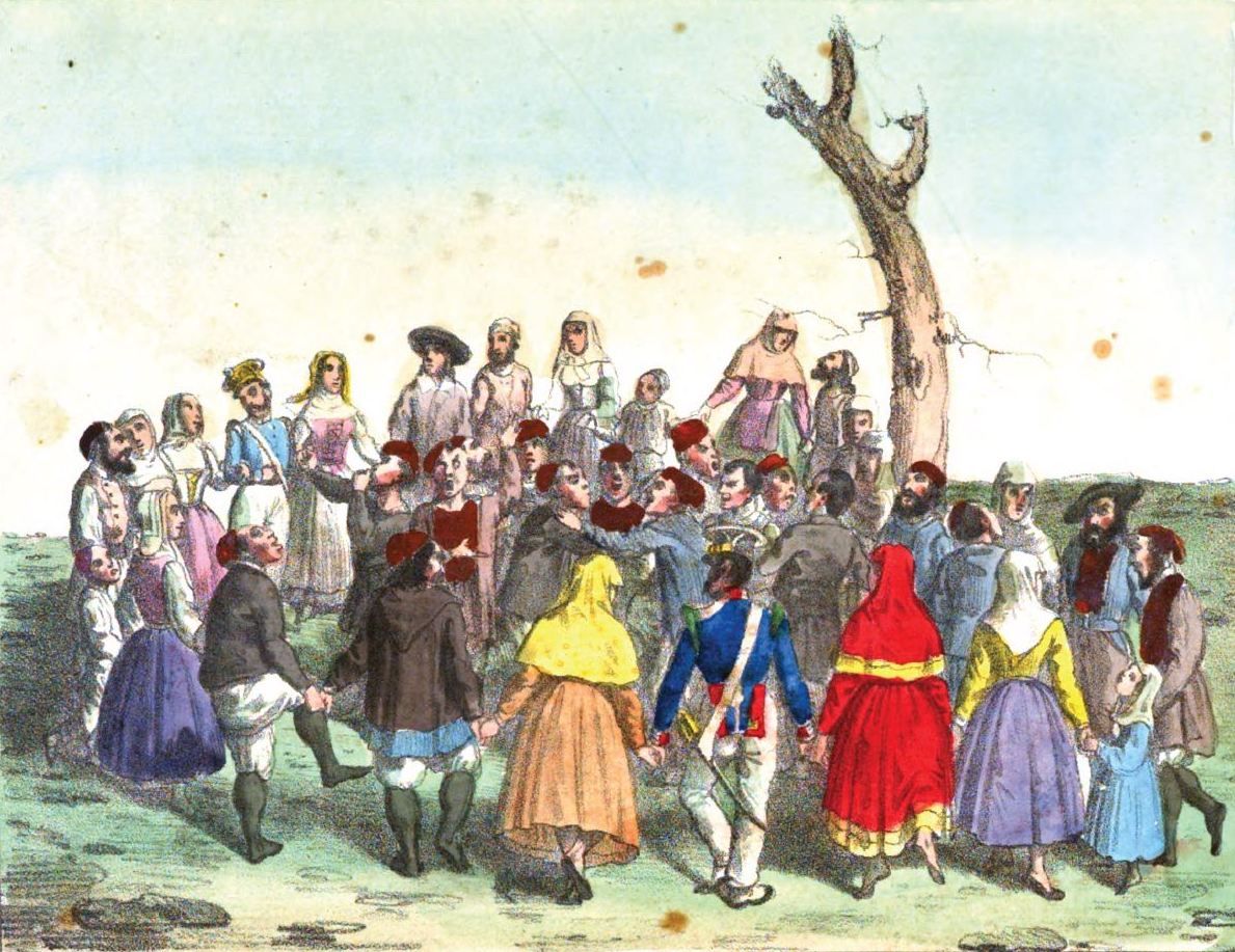 Luciano Baldassarre - danse ronde, 1841