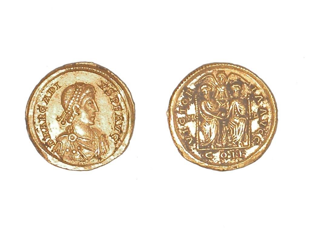 www.gruppogedi.it - moneta d'oro imperiale 395-408 d.c.